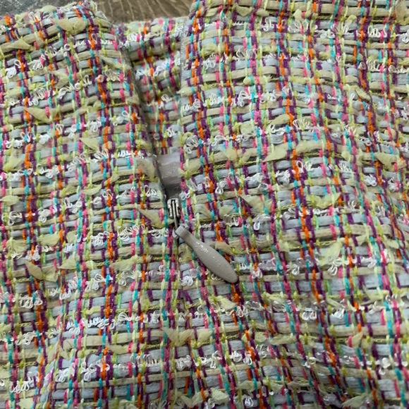 Jil Sander mini skirt tweed preppy chic couture mini - Picture 2 of 8